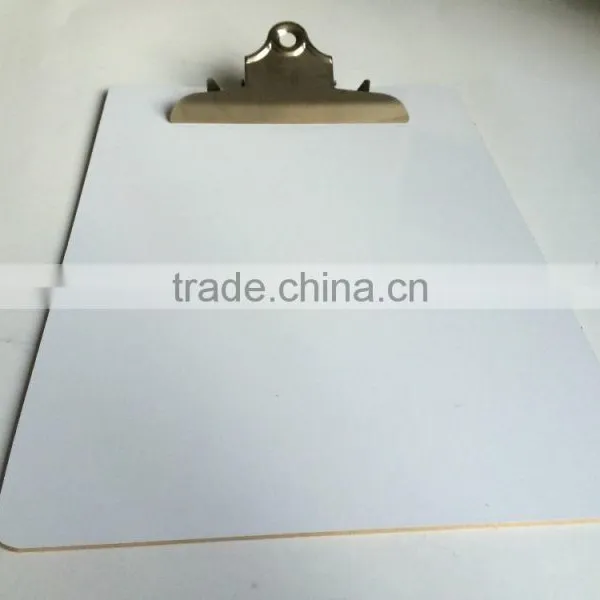 A4 MDF White Clipboard With Special Butterfly Clip photo-4