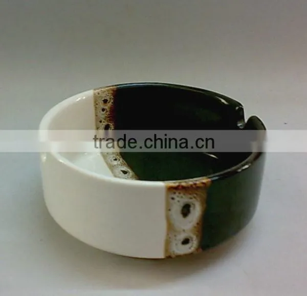 Ceramic White Round Promotion Cigar Ashtray photo-2