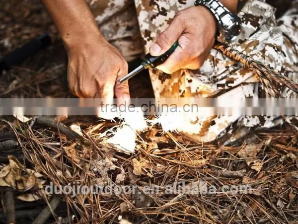 High-quality Multi-use Outdoor Sport Gear With Shovel Hoe Knife Hook Fire Starter photo-4