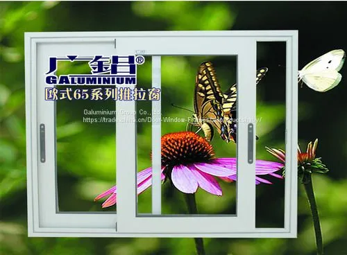 Horizontal Grilled Aluminium Sliding Windows Fireproof Push - Pull Window For Room photo-3