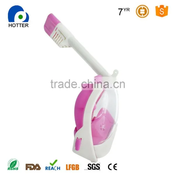 100% Liquid Silicone High Quality Full Mask Snorkel Face photo-5
