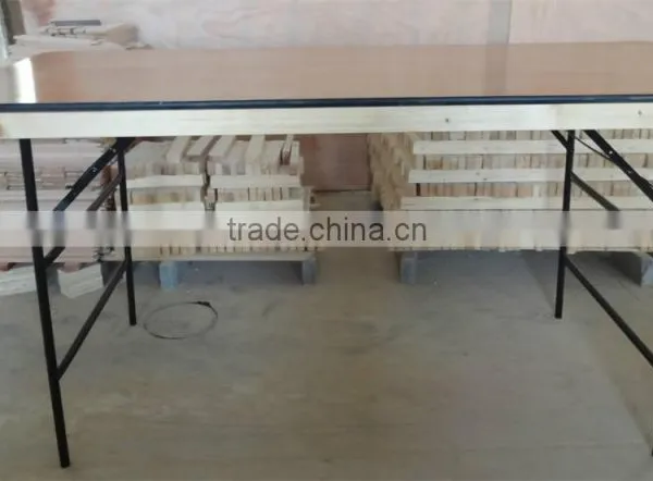 Plywood Folding Tables With Steel Legs Round or Rectangle photo-5