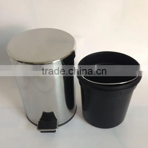 Stainless Steel Kitchen Trash Can Cheap Metal Trash Can photo-3