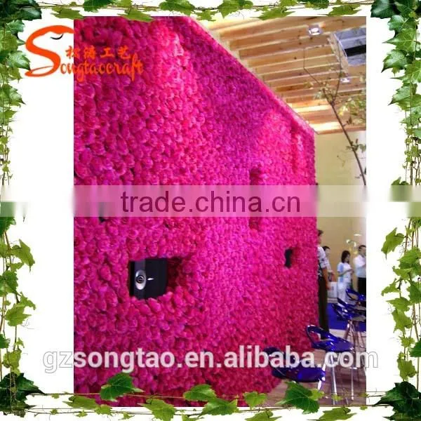 Songtao Supplier Party Decorative Artificial Flowers Wall New Design Customized Wedding Artificial Flower Wall photo-6