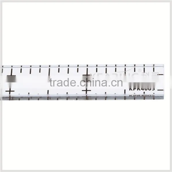 Kearing Manufacture Price High Quality Acrylic Quilting Rulers 4'' * 1/2'' & Patchwork Sew Ruler # KPR4005 photo-2