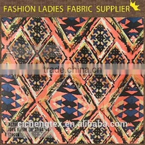 Rayon Digital Printing Fabric Made in China100% Printed Viscose Woven Fabric Fashion Lady Garment Fabric