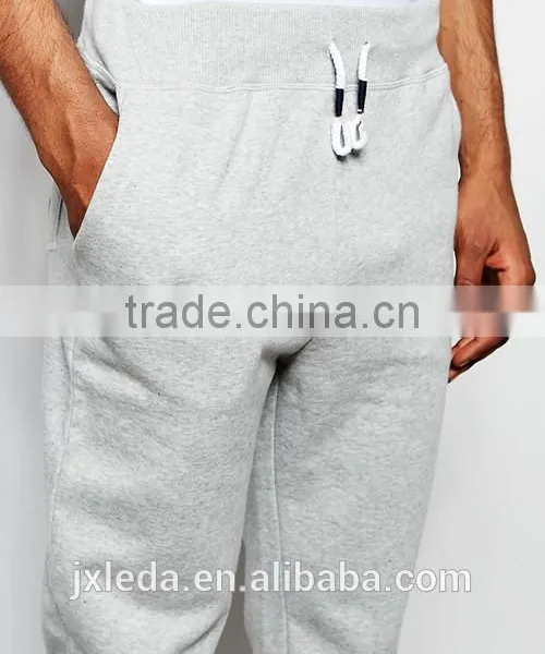 2016 New Mens Plain Tapered Sweat Pants, Jogger Trousers Custom photo-3
