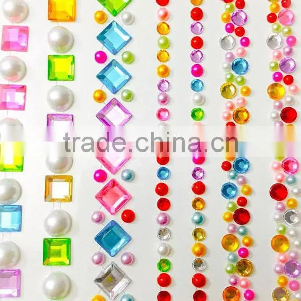 High Quality DIY Rhinestone Sticker Adhesive Sheet Wholesale photo-3