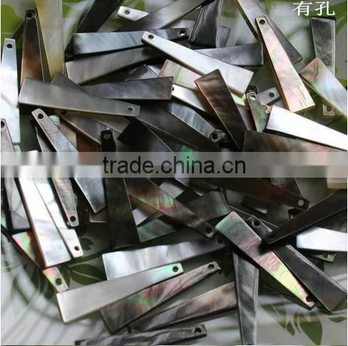 Diy Trapezoid Long Natural Shell Charms Jewelry Accessories High End Natural Shell Jewelry Components for Necklaces and Earrings photo-3