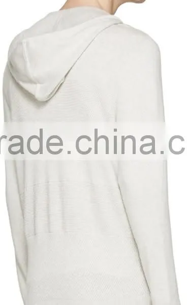 2016 Mens White Cashmere Cardigans Sweaters With Hood photo-3