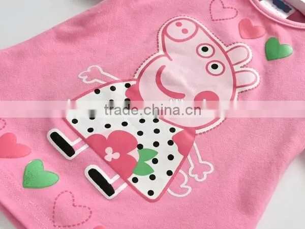 Kids Wear Baby Girls' Short Sleeve T-shirts Kids Top Fit Summer Short Sleeve Tshirts Set photo-4