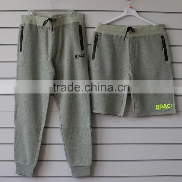 100% Cotton Men Jogging Pants With Side Waterproof Pockets and Logo Print photo-6