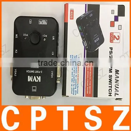 2017 New PS/2 200 MHz Plastic 2 Port KVM Switch photo-4
