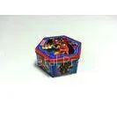 Tinplate Hexagonal Tin Can Suitable For Chocolate Packaging , High-end Gift Tin Boxes