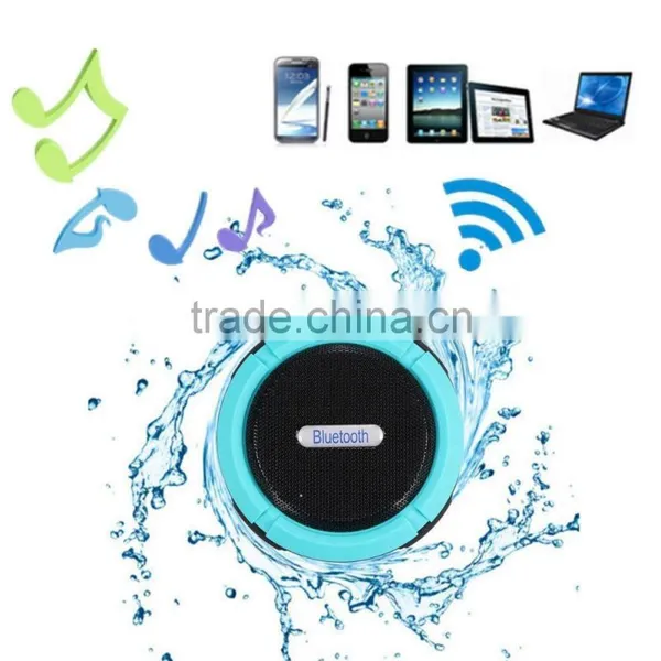Waterproof and Shockproof Bluetooth Wireless FM Stereo Speaker For IPhone SmartPhone Tablet PC photo-5