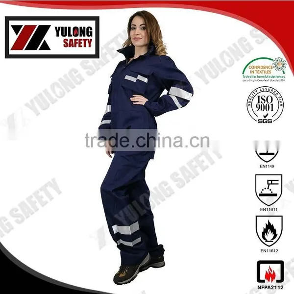 Oeko-tex 100 EN11611 EN11612 Safety Autumn Coveralls for Worker photo-3