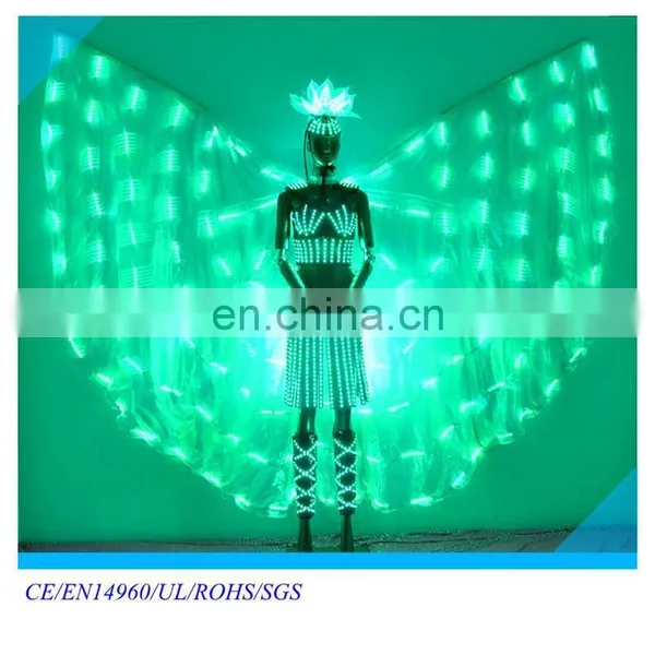 RGB Control Led Angel Wing Led Belly Dance Wings Butterfly Wing Set photo-2
