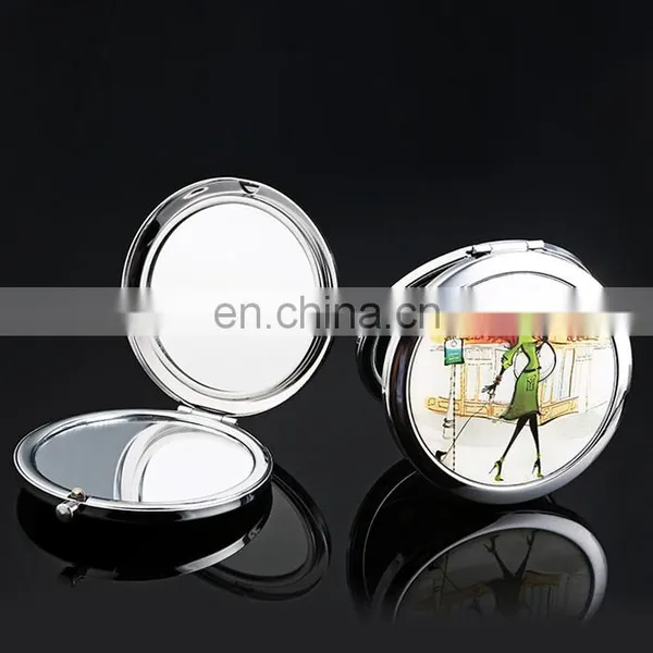 Personalized Wedding Gift Pocket Mirror,Wholesale Cosmetic Pocket Makeup Mirror photo-5