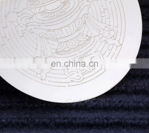 2017 Custome Make Wholesale Low Price Promotion Gifts Aluminium Round Shape Coaster photo-2