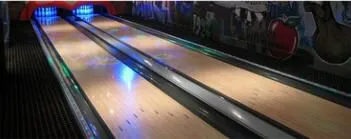 Bowling Training Lane With Illumination Metal