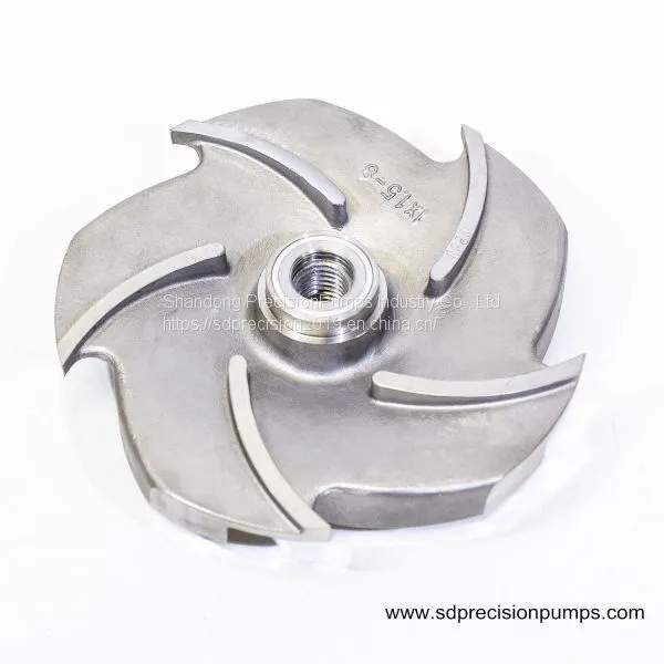 Aftermarket ANSI B73.1 Chemical Process Pump Parts CD4M Goulds 3196 Impeller photo-2