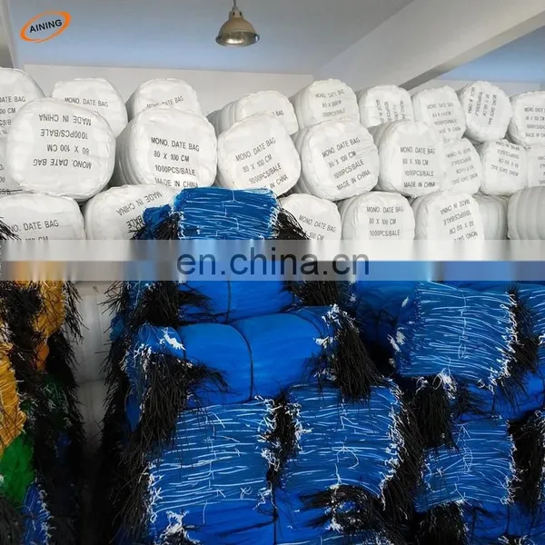100% Virgin HDPE Harvest Green Package Date Mesh Bag photo-5