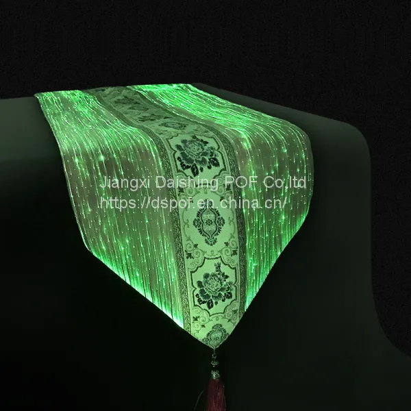 Luminous Fiber Optic Table Runner Led Light up Table Runner Manufacturer photo-5