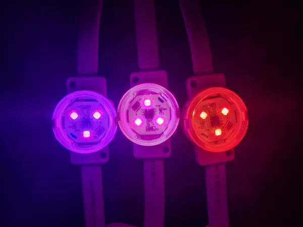 30mm Waterproof Ip65 SMD3535 24V RGB D30 Dot Light For Landscape Lamp photo-2