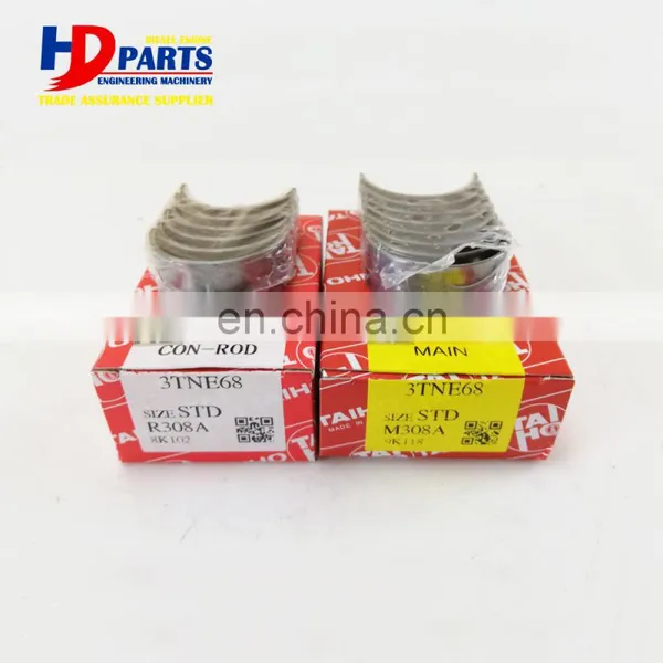Diesel Engine Parts 3TNE68 Main And Con Rod Bearing STD photo-3