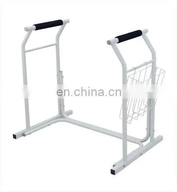HDPE Easy Lock CE Patient Toilet Seat Commode Safety Arm Rest Frame for the Elderly photo-2