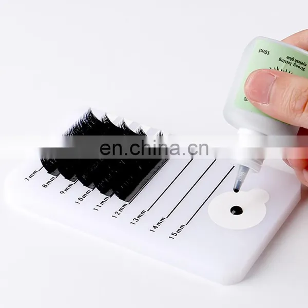 Low Price Grafting Eyelashes Tool Glass U-shaped Crystal Table Eyelashes Tools