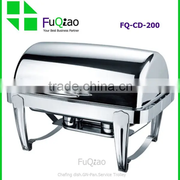 Stainless Steel Cookwares Catering Tray Round Buffet Servers Buffet Chafing Dish photo-6