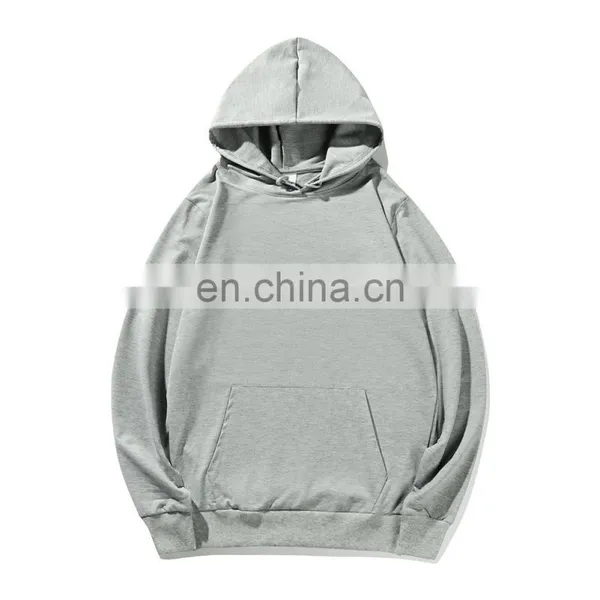Custom Logo 280gsm High, Quality Plain White Pullover Sweatshirts Oversized Blank Hoodies for Men/ photo-2