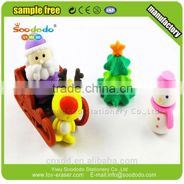 Novelty Christmas Erasesrs Gift Set For Kids photo-2