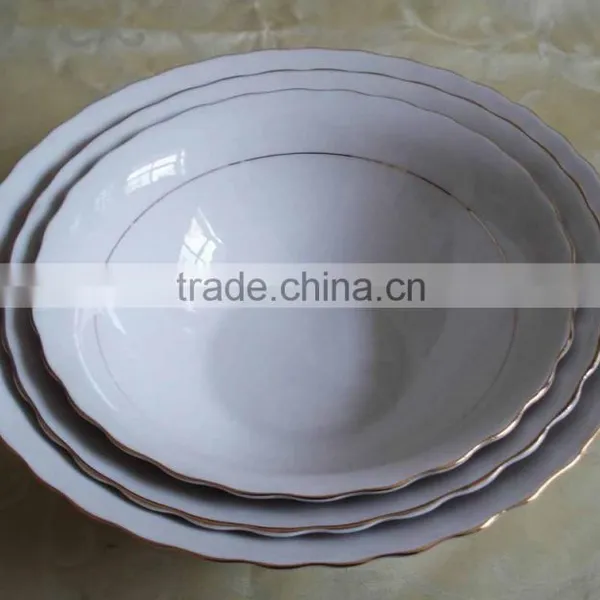 Ceramic Soup Bowl Set, Home Use Porcelain Salad Bowl, Cheap Korean Bowl Soup Bowl