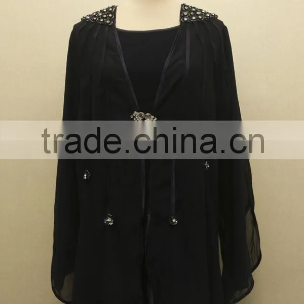 Long Fashion Jewel Two Pieces Long Dress photo-4