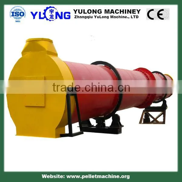 Low Consumption Industrial Rotary Drum Dryer For Fertilizer / Sawdust CE photo-2