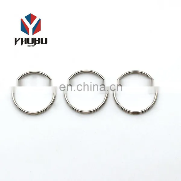 Excellent Keyring Stainless Steel Custom Key Chain Split Shaped Rings For Clothing photo-3