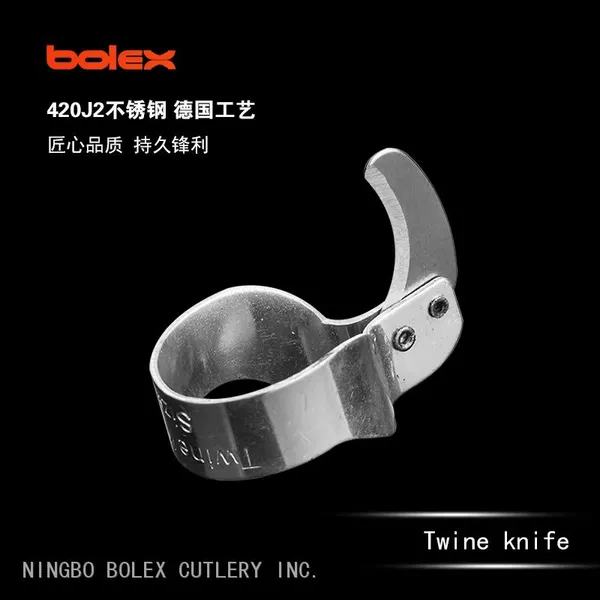 China Factory of Handy Twine Ring Knife,finger Knife,ring Knife,stainless Steel or Plastic Rings photo-3