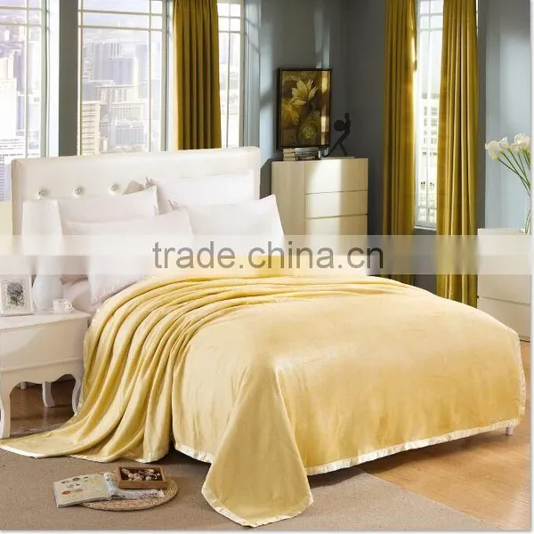 High Quality Pure Dyed Royal Velvet Silk Touch Blanket photo-3