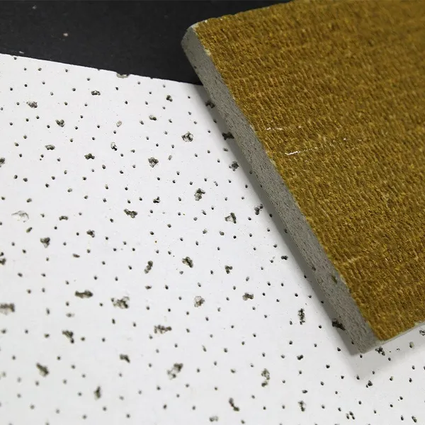 China Wholesale 600X600 Mineral Fiber Ceiling Tiles Reliable Heat Insulation Acoustic Material Fiber Board Mineral Wool Ceiling  photo-5