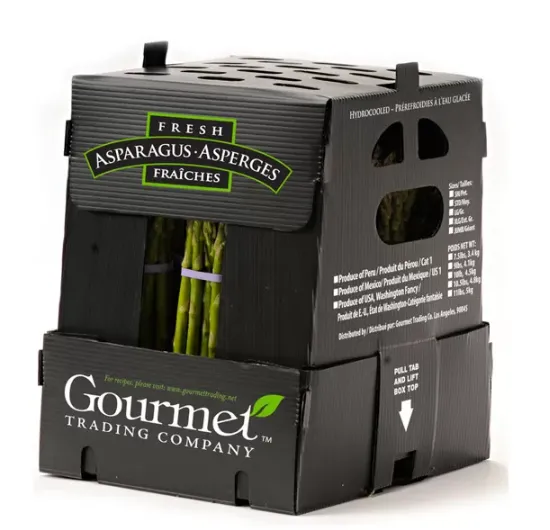 Recycled Turnover Vegetable Packaging Box Vegetable Corrugated Boxes photo-4