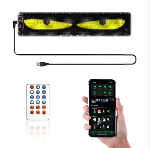 Ultra bright LED scrolling display stickers/Bluetooth APP programmable/flexible car directional advertising（Wechat:13510231336）