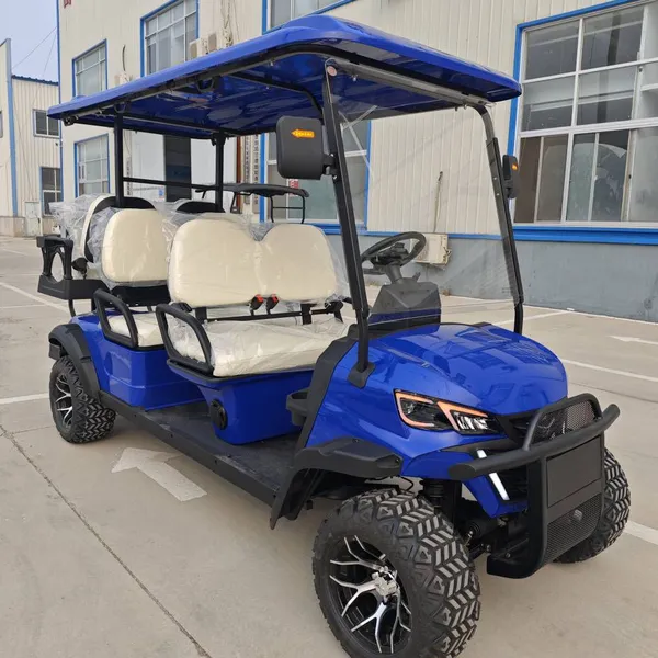New Electric Four-wheel Golf Cart, 4+2 Six-seater, Customizable at Will, Exporting Factory at the Source photo-4