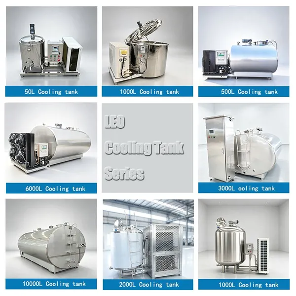 Milk Cooling Tank With Automatic CIP Cleaning System photo-3