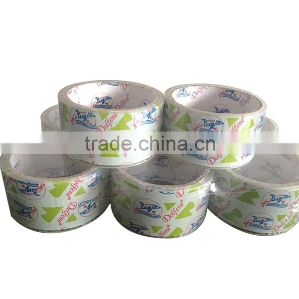 W4.5cmBranded Solvent Based Acrylic Box Sealing Super Clear BOPP Packing Tape/transparent Bopp Tapes