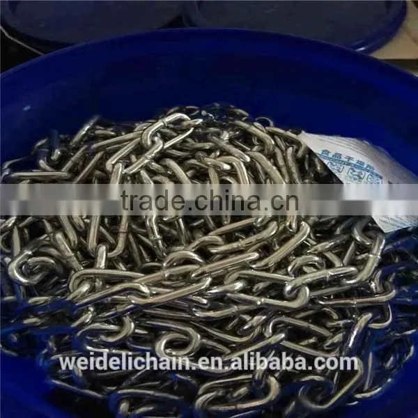 China Factory Ordinary Mild Steel Welded Link Chain photo-3