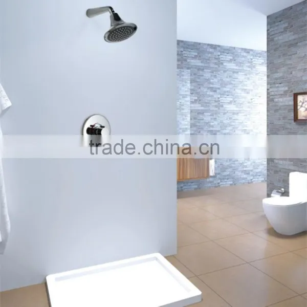 Solid Brass Chrome Finishing Wall Mounted Hidden Shower photo-2