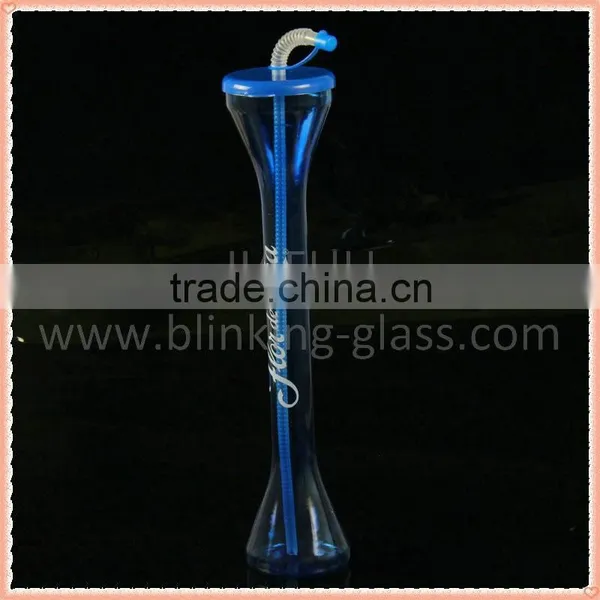 Dumbbell Plastic Yard Glass Slush Cup photo-4