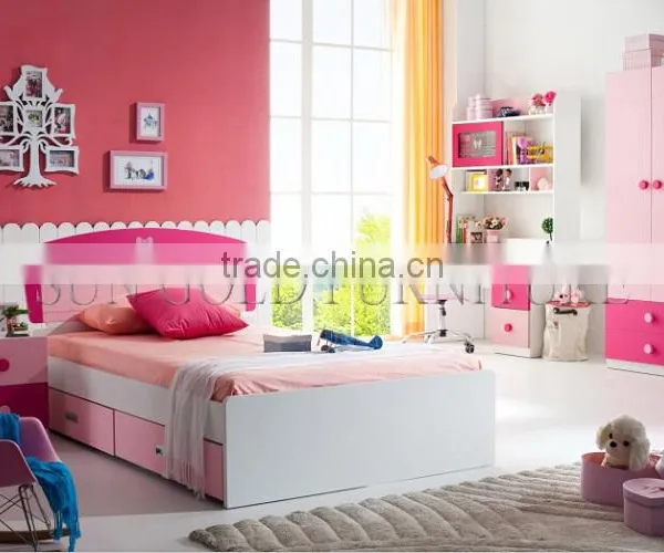 Colorful Children Cheap MDF Used Wall Bed (SZ-BF8866) photo-4